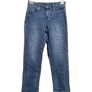 Liverpool Marley Girlfriend Jeans Size 6/28 x 29 Mid Rise Medium Wash Stretch